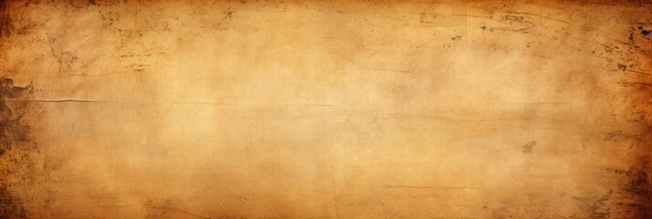 Obraz premium Vintage Wide Background Textured Paper with Old Yellowish Tone and Subtle Grunge Effect Ideal for Creativity and Design Projects