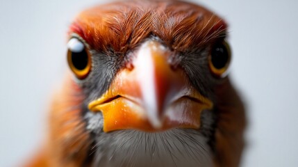 Naklejka premium Close-up Portrait of a Chestnut-headed Tanager