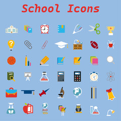 School Icons vector illustration design