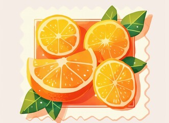 orange and lemon