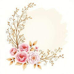 flower, floral, vector, nature, flowers, illustration, pink, summer, design, rose, spring, plant, pattern, bouquet, art, decoration, beauty, leaf, blossom, card, garden, flora, wallpaper, bloom, petal