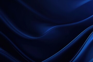 Obraz premium Luxurious Deep Blue Silk Texture: Elegant, Smooth, and Rich Dark Blue Fabric Background. Perfect for design projects, websites, presentations, and branding materials. Adds a touch of sophistication 