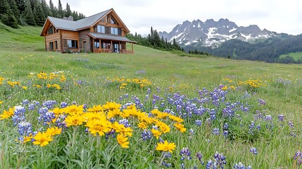 Mountain wildflower retreat