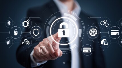 Cybersecurity Professional Securing Digital Assets