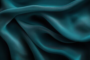 Obraz premium Mysterious Teal Gradient Background: Textured, Dark, and Moody. Perfect for websites, presentations, social media graphics, and more. Elegant, sophisticated, and versatile design element for adding 
