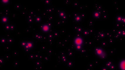 Particles Background Red Loop 4k