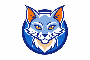 Fototapeta premium vector illustration of a cat