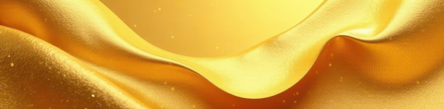 Abstract gold leaf texture, soft light highlights across,  foil,  luxury,  abstract