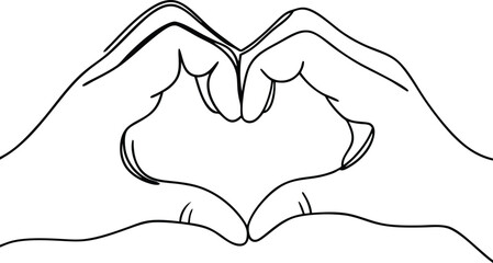 Two Hands Forming a Heart Shape Love, Gesture, Affection, Romance, Care