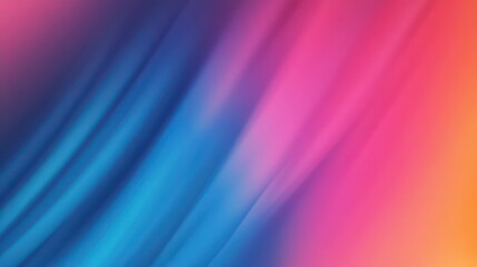 Obraz premium Abstract Colorful Wave Background in Shades of Blue and Pink