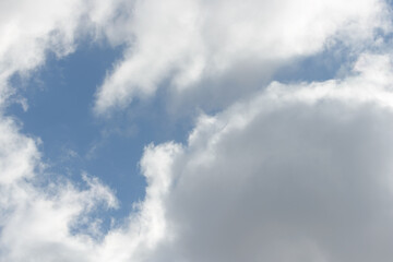 blue sky with clouds