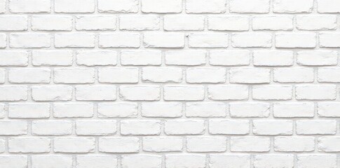 Obraz premium Clean white brick wall texture, perfect backdrop , light, building, stock photo