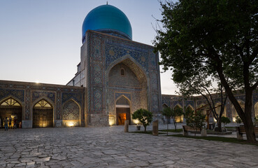 Fototapeta premium The Tilya Kori Madrasa in Samarkand, Uzbekistan
