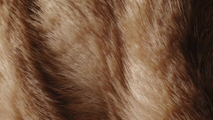  close-up of soft, golden fur with detailed texture. A warm and natural effect