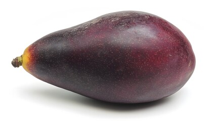A fresh mango, isolated on a white background