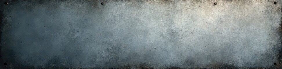 Fototapeta premium Distressed gray metal backdrop, subtle highlights, grunge aesthetic, design, aged, surface