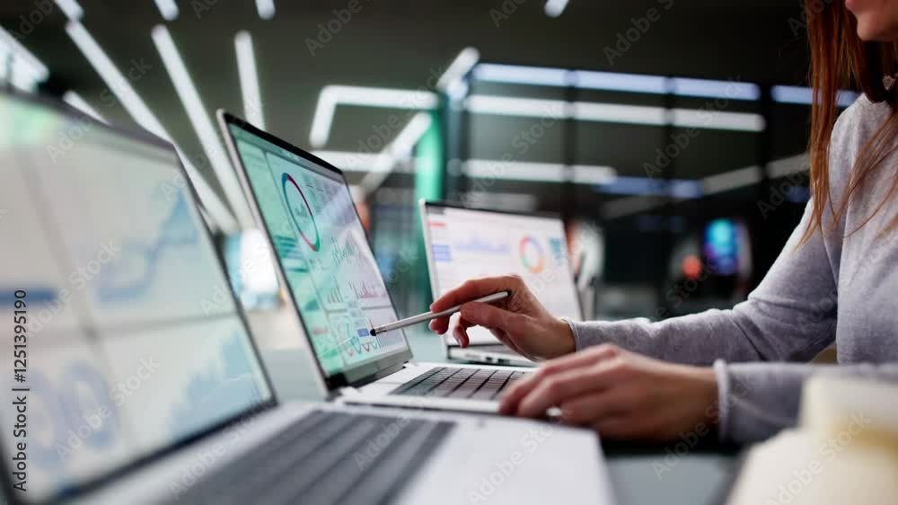 Aufkleber Data Analyst Using Data Analytics KPI