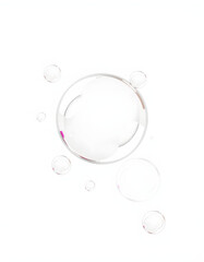 soap bubbles isolated on white PNG bubble transparent, isometry. with white shades
