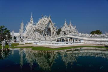 Fototapeta premium le temple blanc de Chand Rai