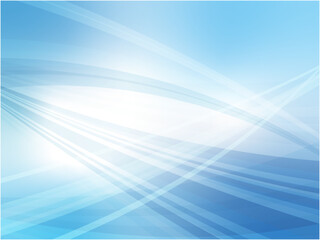 未来的なイメージの波形アブストラクト背景_水色