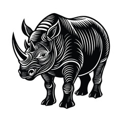 rhino vector illustration
