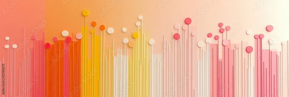 Aufkleber Colorful Candy Drips Create a Playful Design With Vibrant Hues and Space for Custom Text