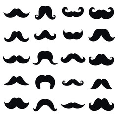 Collection of Different Mustache Styles