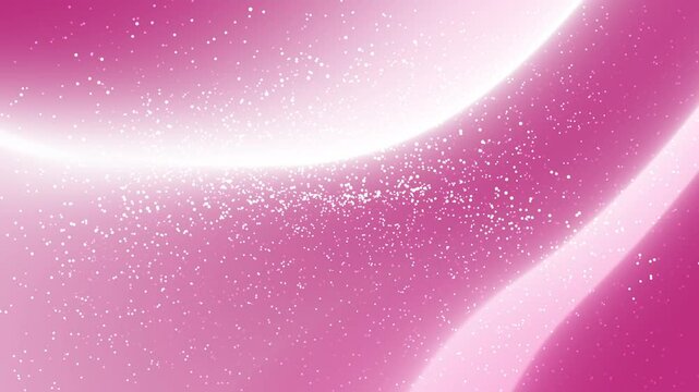 Particles dancing and swirling against a soft pink backdrop. Abstract background animation with particle varying in size and opacity, create a mesmerizing, dreamlike atmosphere with seamless looping