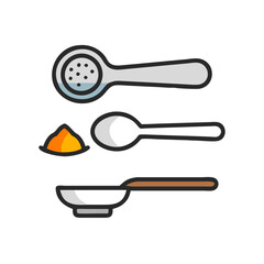 Tablespoon, Spoon, Cuisine Icon 
