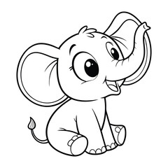 Cute Baby Elephant Playing 