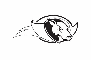 cow silhouette cow vector illustration bull cow