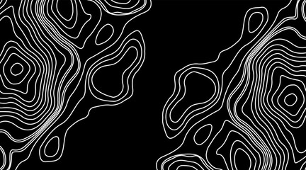 This detailed illustration of topography lines repeats seamlessly and the vector file can be scaled infinitely without loss of quality