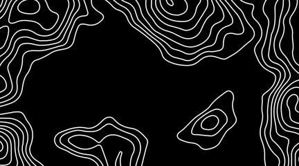 This topographic map style abstract pattern would make an ideal background, This detailed illustration of topography lines repeats seamlessly and the vector file can be scaled infinitely without loss.