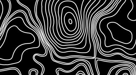 This detailed illustration of topography lines repeats seamlessly and the vector file can be scaled infinitely without loss of quality