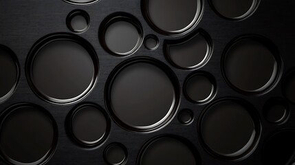 Abstract dark circles texture background