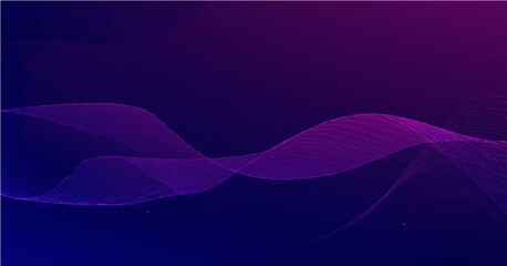 Gradient Abstract Geometric Line wave Backround