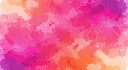 Pink and Orange Watercolor Abstract Background: A vibrant and dynamic abstract background with soft, flowing colors of pink and orange, evokes a sense of warmth and energy.