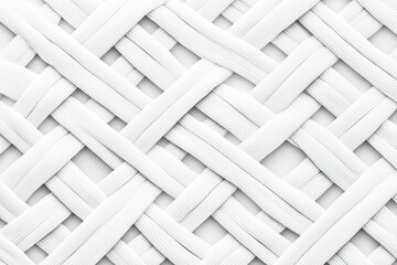 White knitted background with a seamless pattern of an elegant braided woolen fabric texture.