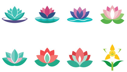 Colorfull flower, floral vector