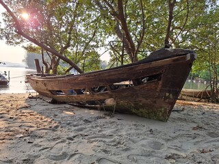 boat on the beach