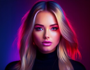 Fototapeta premium Hübsche junge Frau