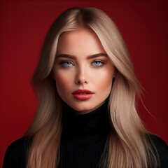 Fototapeta premium Hübsche junge Frau