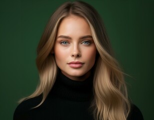 Naklejka premium Hübsche junge Frau