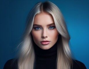 Fototapeta premium Hübsche blonde Frau