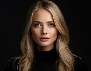 Naklejka premium Hübsche junge Frau