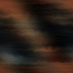 Earth strata blurry seamless pattern. Grunge ombre melange wallpaper for tie dye earthy abstract endless background. 