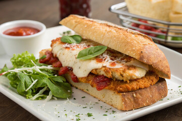 Chicken Parmesan Sandwich Image