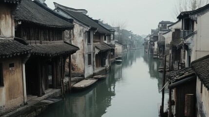 Fototapeta premium Wuzhen, a water town in Jiangnan