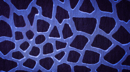 exture of lilac knitted fabric with linear abstract ornament, pattern