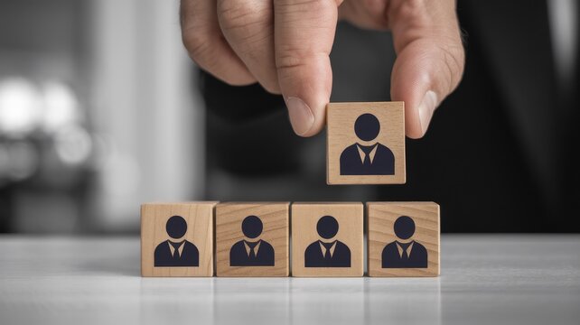 Leadership and Team Management: A Visual Representation of Hierarchy and Personnel